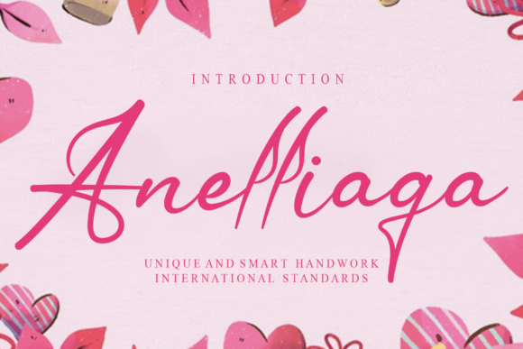Anelliaga: A Handwritten Font for Creative Web Design