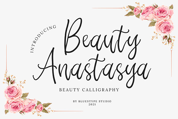 Beauty Anastasya: A Handwritten Font for Stunning Visuals
