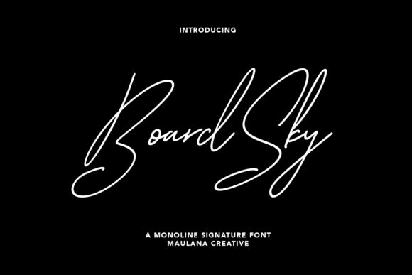 Boardsky: A Modern Handwritten Font for Elegant Web Design