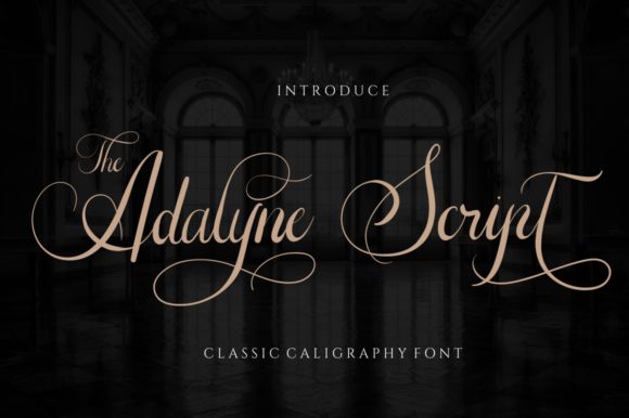 Bring Charm to Your Creations with The Adelyne Font