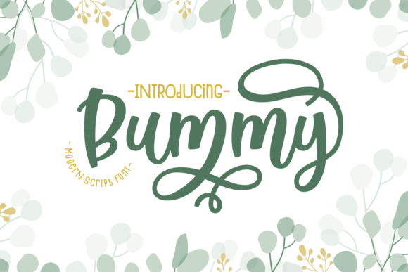 Discover Bummy: A Charming Handwritten Font for Web Design