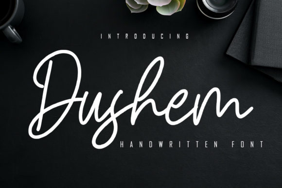 Discover Dushem: A Handwritten Font for Creative Web Design