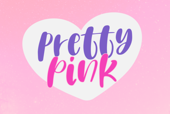 Discover Pretty Pink: A Charming Handwritten Font for Editorial Design
