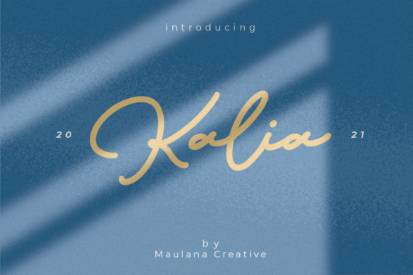 Discover the Charm of Kalia: A Perfect Handwritten Font for Makers