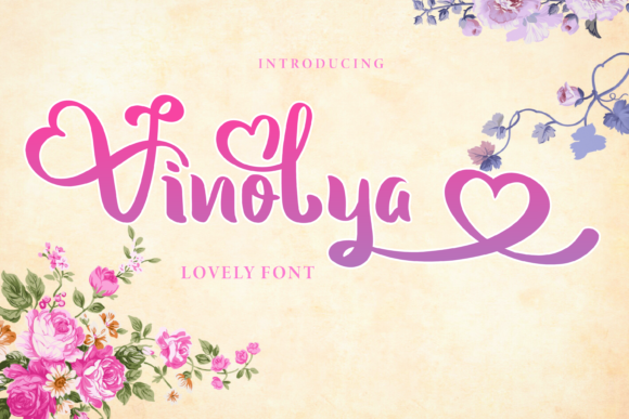 Discover Vinolya: A Charming Script Font for Web Design