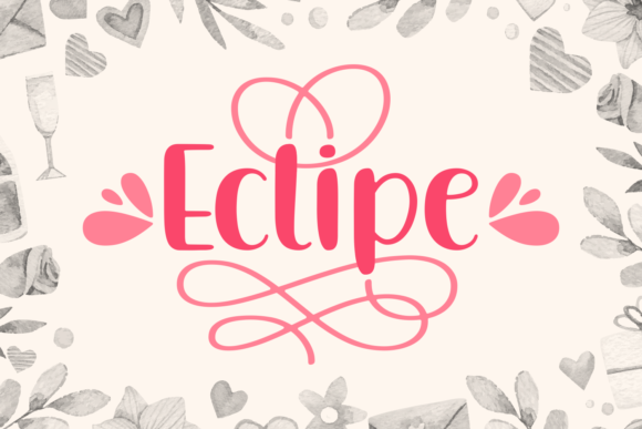 Eclipe: A Script Font with Modern Elegance