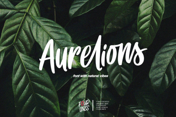 Elevate Your Brand with Aurelions: A Delicate Handwritten Font