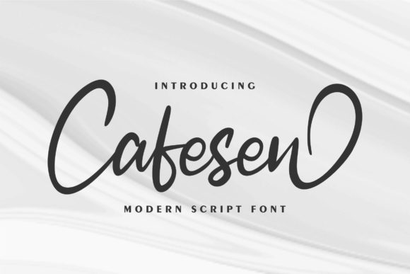 Enhance Your Brand with Cafesen: A Charming Handwritten Font