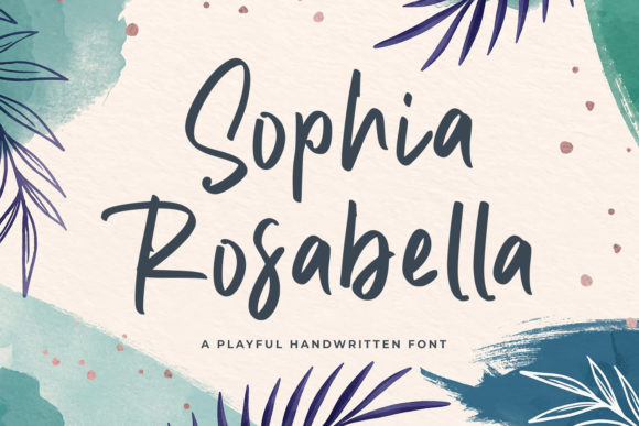 Enhance Your Brand with Sophia Rosabella Font