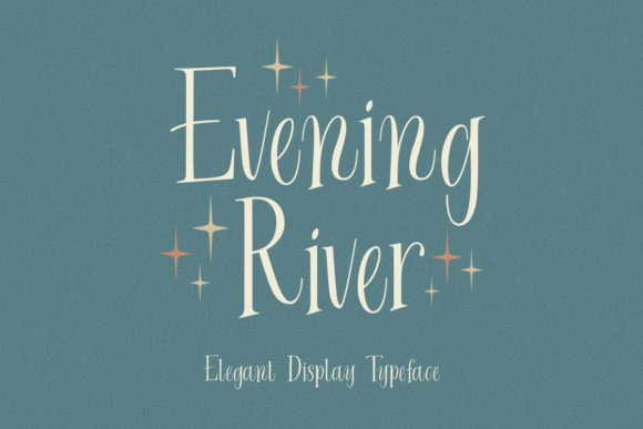 Evening River: A Charming Script Font for Web Design