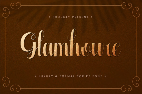 Glamhoure: A Stylish and Elegant Script Font for Designers