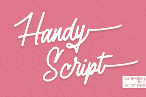 Handy: A Sweet and Natural Script Font for Editorial Charm