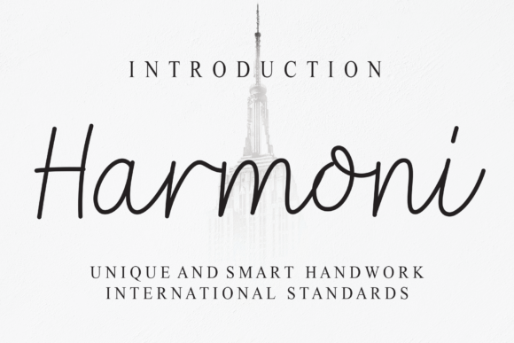 Harmoni: A Delicate Handwritten Font for Creative Projects