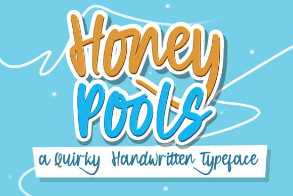 Honey Pools: A Playful Handwritten Font for Web Design