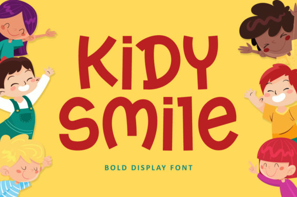 Kidy Smile: A Playful Handwritten Font for Engaging Campaigns