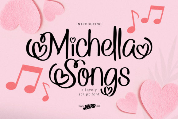 Michella Songs: A Handwritten Font for Editorial Elegance