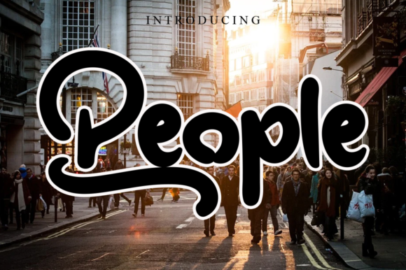 People: A Charming Handwritten Font for Crafters and Creators