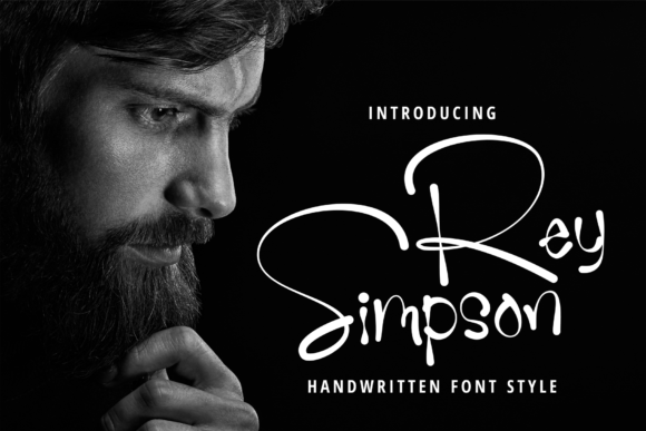 Rey Simpson: A Handwritten Font for Elegant Web Design