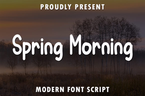 Spring Morning: A Charming Script Font for Engaging Campaigns