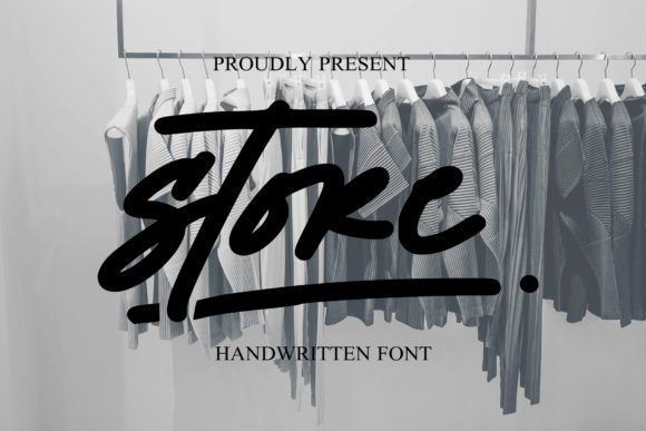 Store: A Handwritten Font for Editorial Elegance