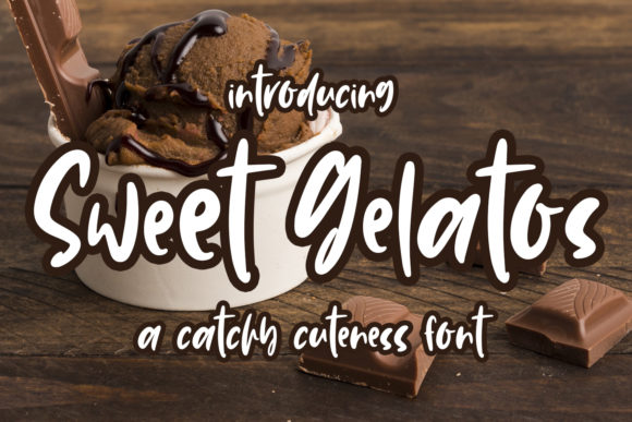 Sweet Gelatos: A Charming Handwritten Font for Crafters