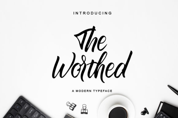 The Worthed: Elevate Your Brand with This Elegant Script Font