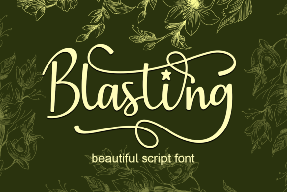 Transform Your Brand with Blasting: A Dazzling Handwritten Font